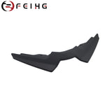 Black plastic front fender extension 4