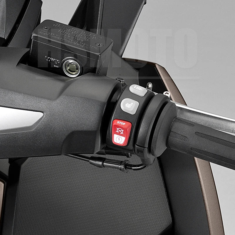 Black plastic switch button cover 4