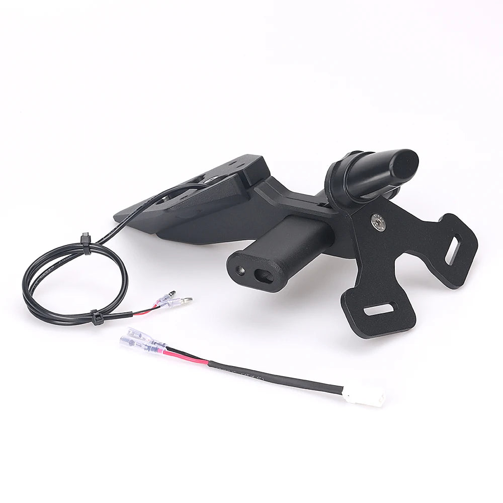 Black aluminum license plate bracket 4