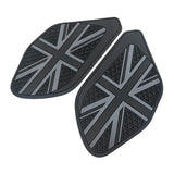 Black tank side protection pads motorcycle 4