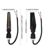 Amber LED turn signal indicators motorcycle 4