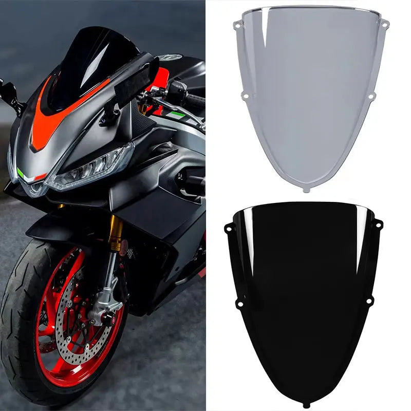 Double bubble windscreen fairing deflector 5
