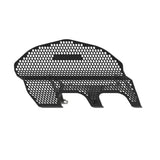 Black motorcycle engine protective cover 5