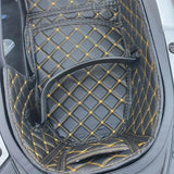 Padded rear motorcycle seat cushion 5