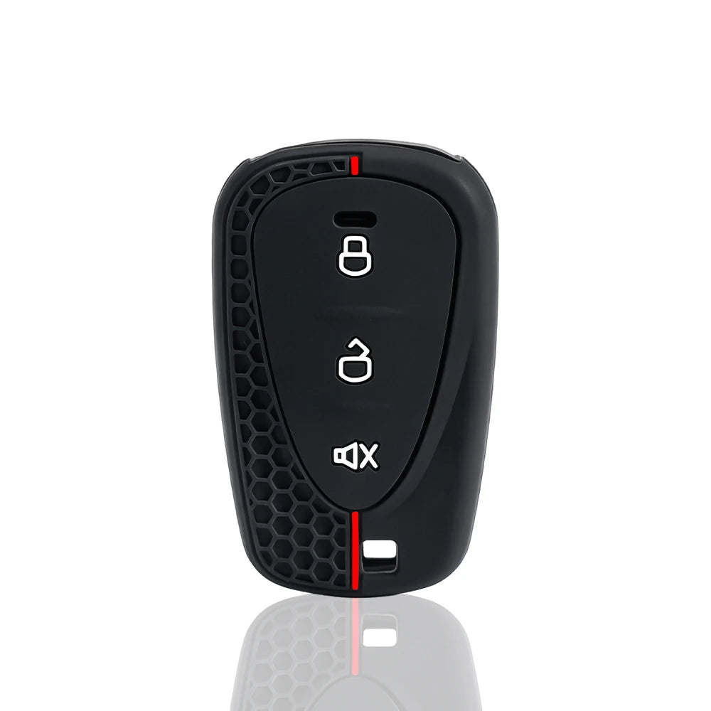 Black silicone motorcycle key cover 5