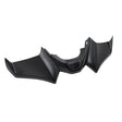 Black front fairing spoiler deflector 5