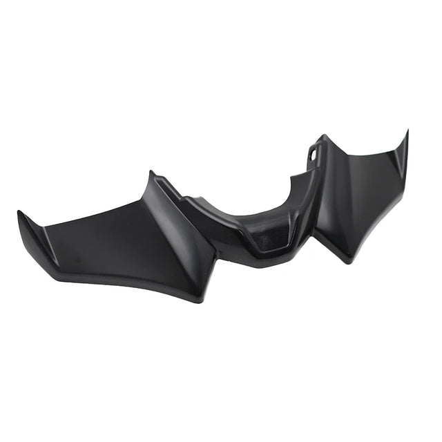 Black front fairing spoiler deflector 5