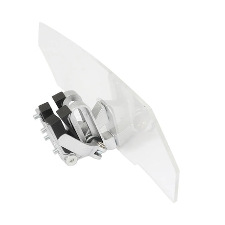 Clear adjustable motorcycle windscreen deflector 5