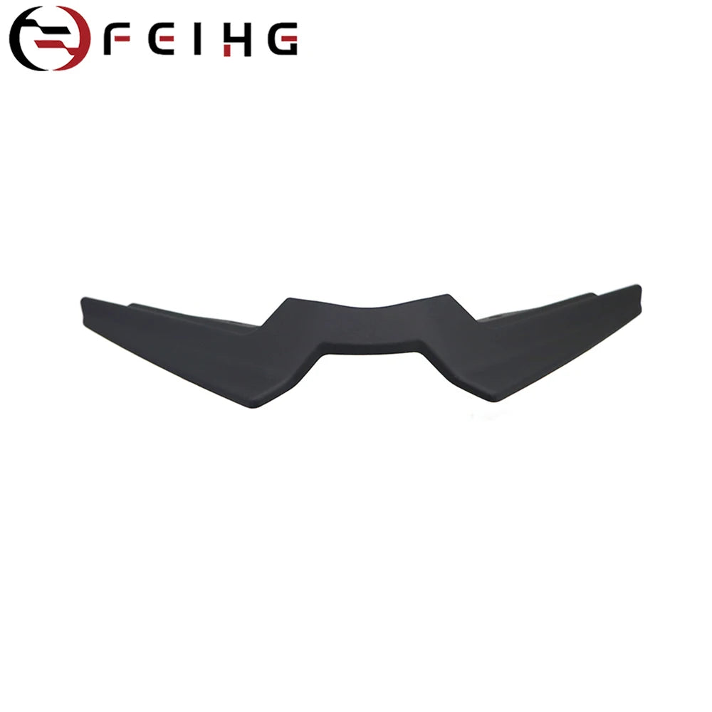 Black plastic front fender extension 6