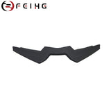 Black plastic front fender extension 6