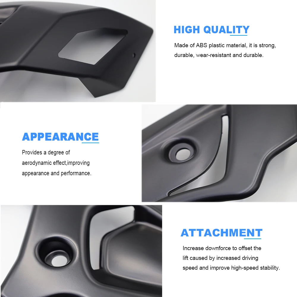 Black and blue ABS fairing panel 6