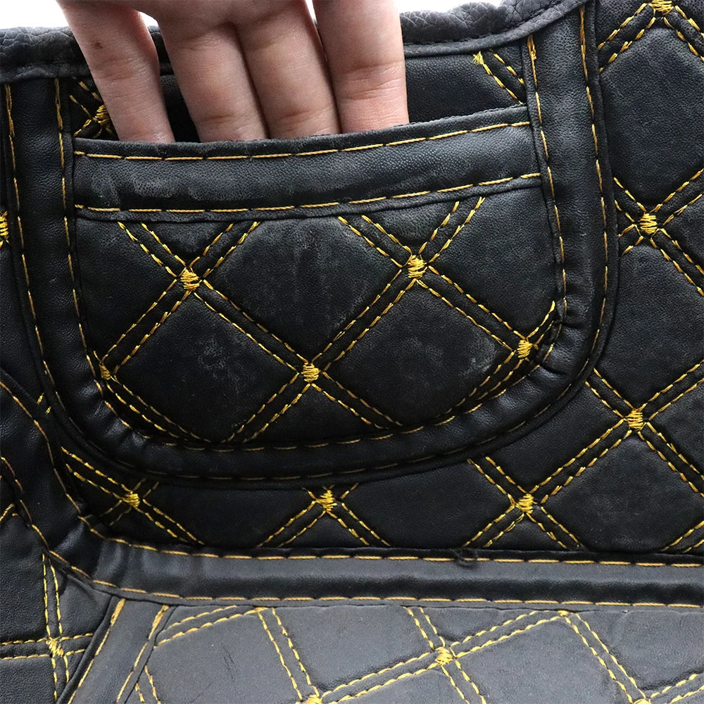 Black padded trunk cushion liner 6
