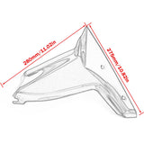 Black windshield deflector handlebar mounted 6