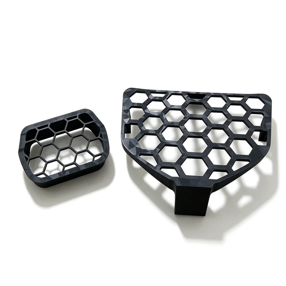 Black rally headlight protector guard 6
