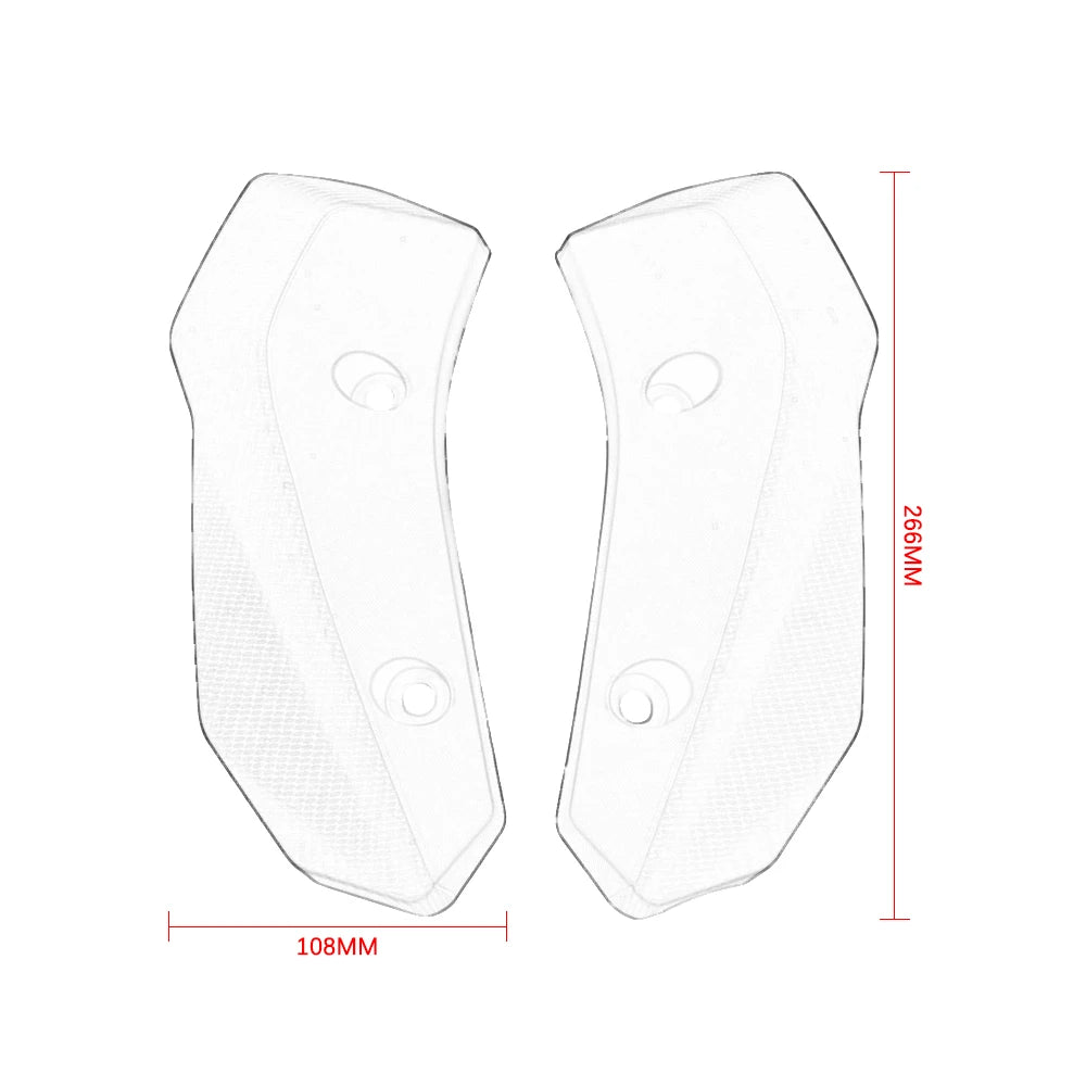 Black ABS plastic radiator guard 6