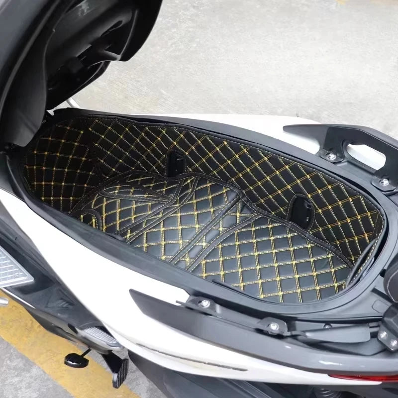 Padded rear motorcycle seat cushion 6
