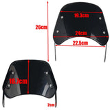 Retro windscreen trim ring black 6