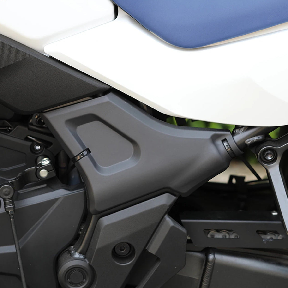 Black plastic side fairing guard protector 6