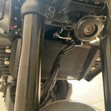 Black aluminum radiator guard 6