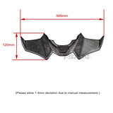 Black front fairing spoiler deflector 6