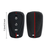 Black silicone motorcycle key cover 6