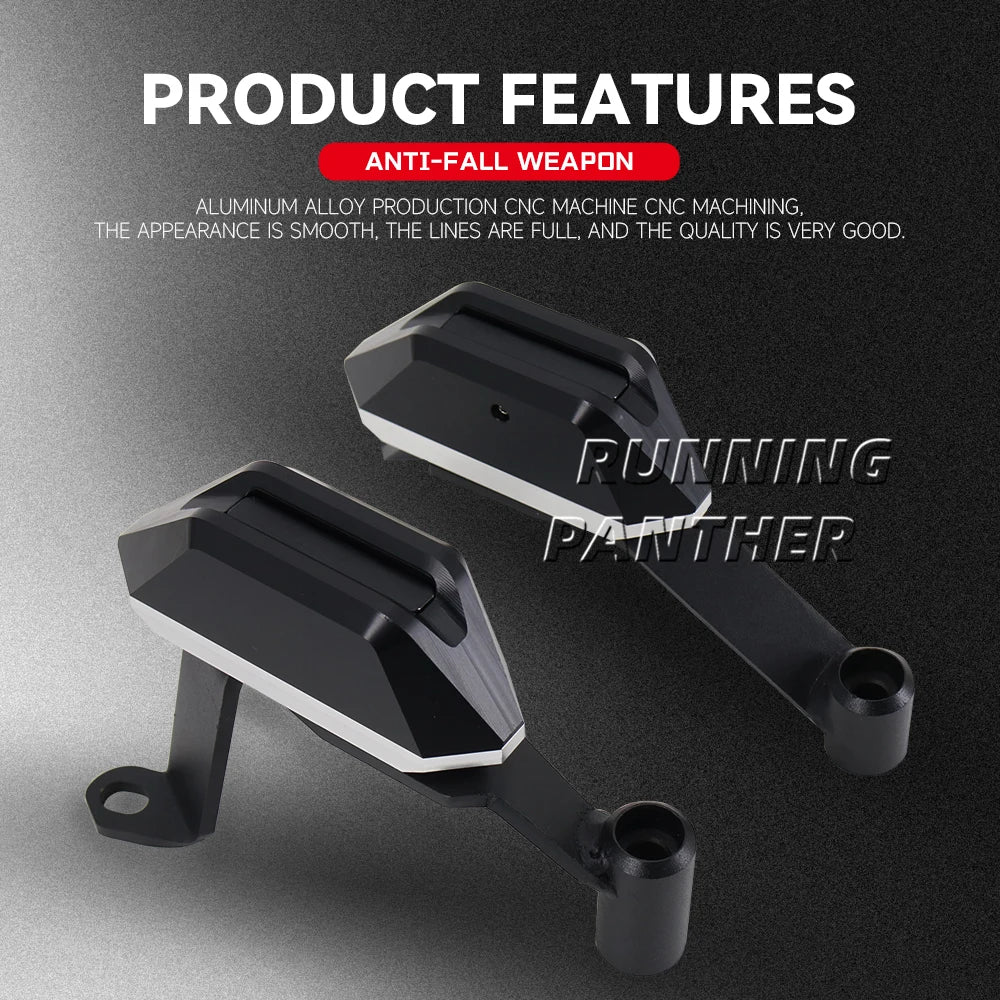 Motorcycle engine crash bar protection kit 6