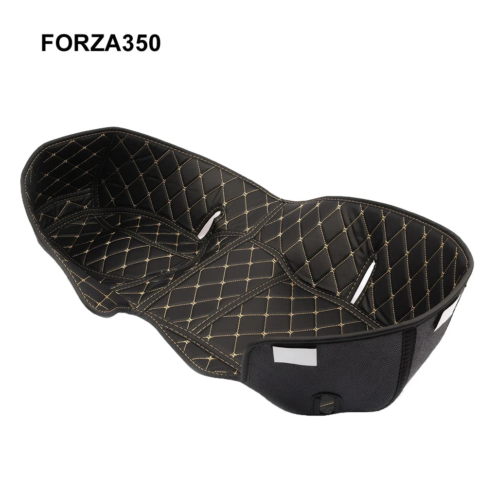 Padded rear motorcycle seat cushion 12