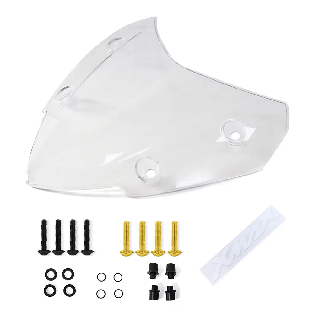 Black windscreen visor motorcycle deflector 12