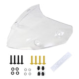 Black windscreen visor motorcycle deflector 12