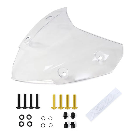 Black windscreen visor motorcycle deflector 12