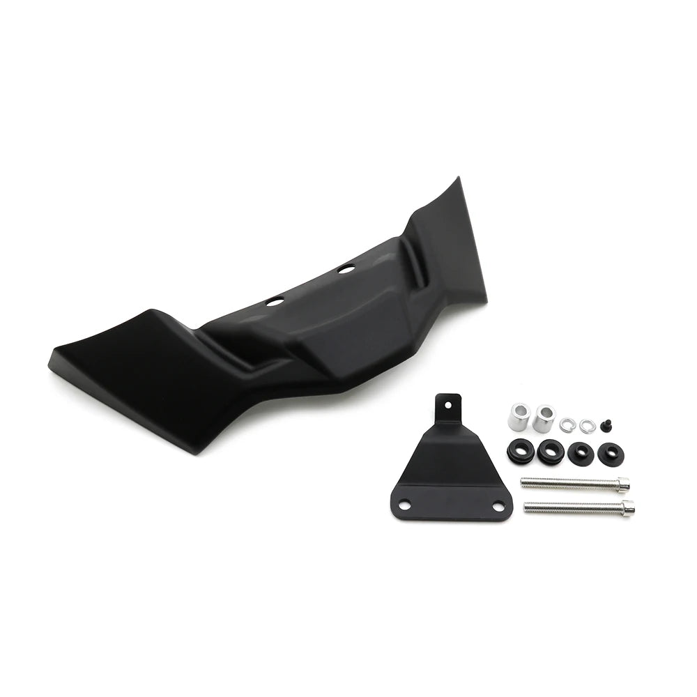 Black aerodynamic front wing spoiler 12
