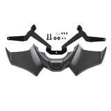 Black front fairing spoiler deflector 12