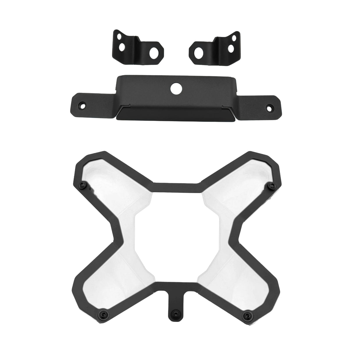 Black headlight grille guard BMW 14