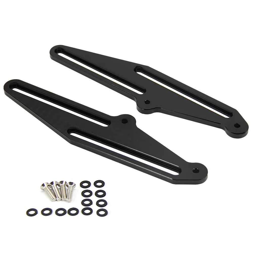 Black aluminum windscreen bracket 14