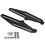Black aluminum windscreen bracket 14