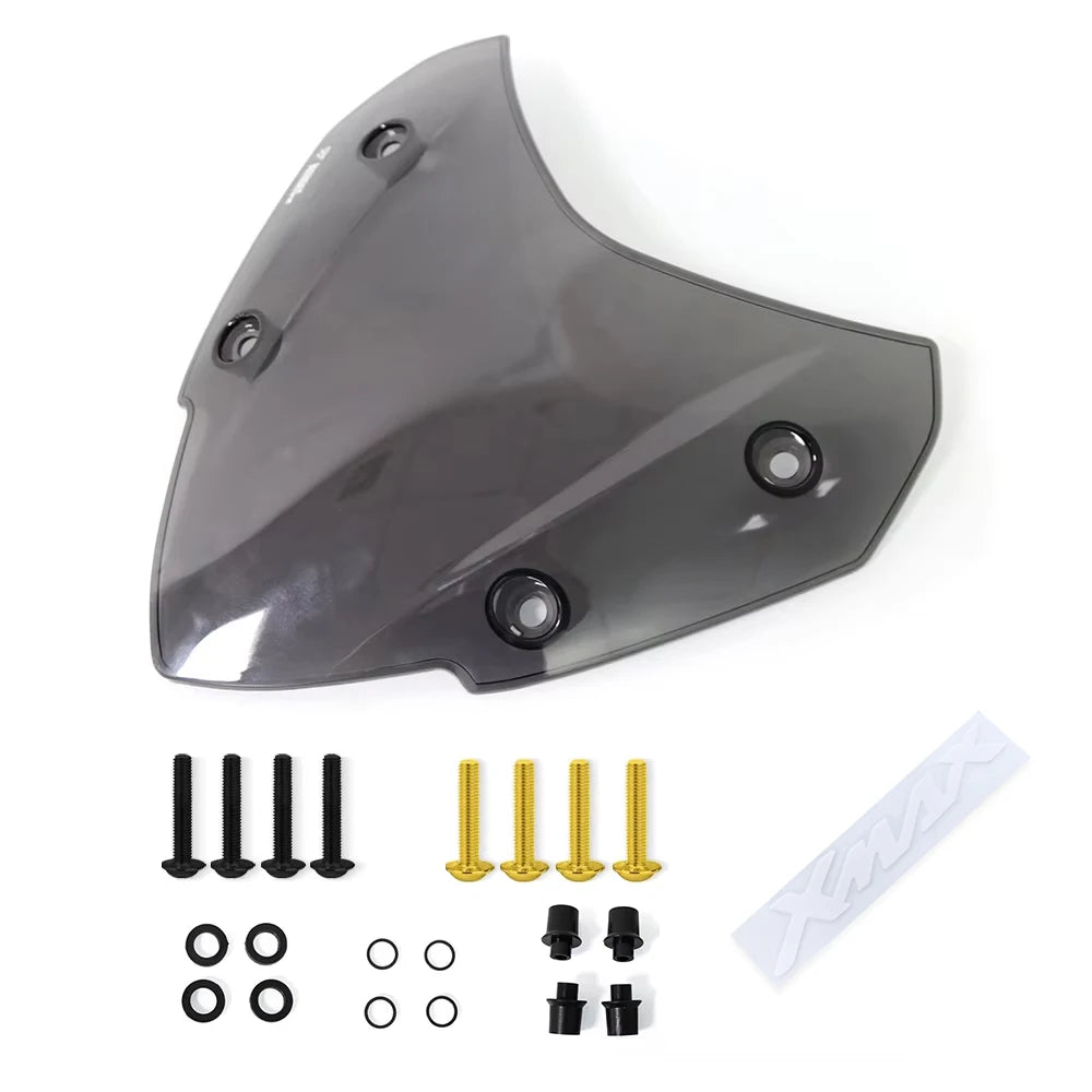 Black windscreen visor motorcycle deflector 15
