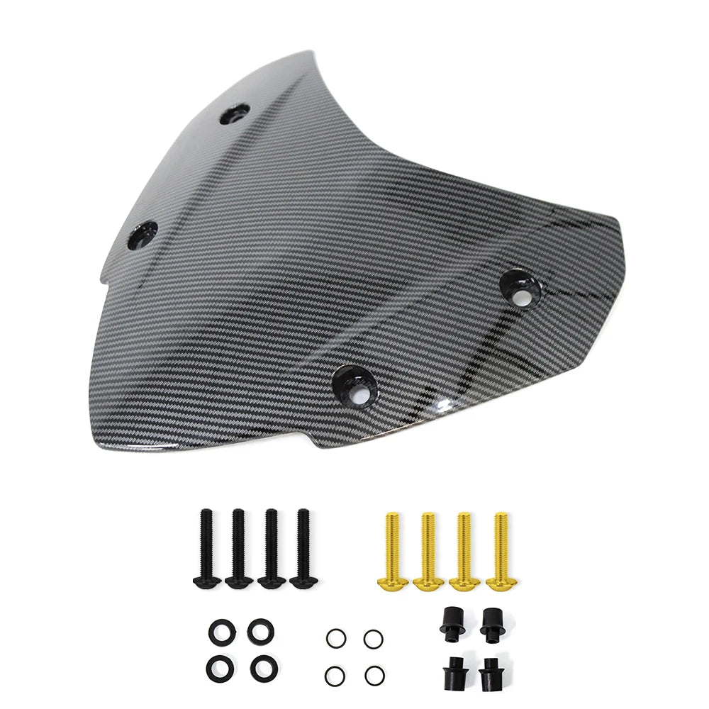 Black windscreen visor motorcycle deflector 17