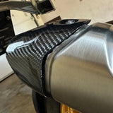 Carbon Fiber Exhaust Cover For BMW R 1300 GS - 2024+ - installed