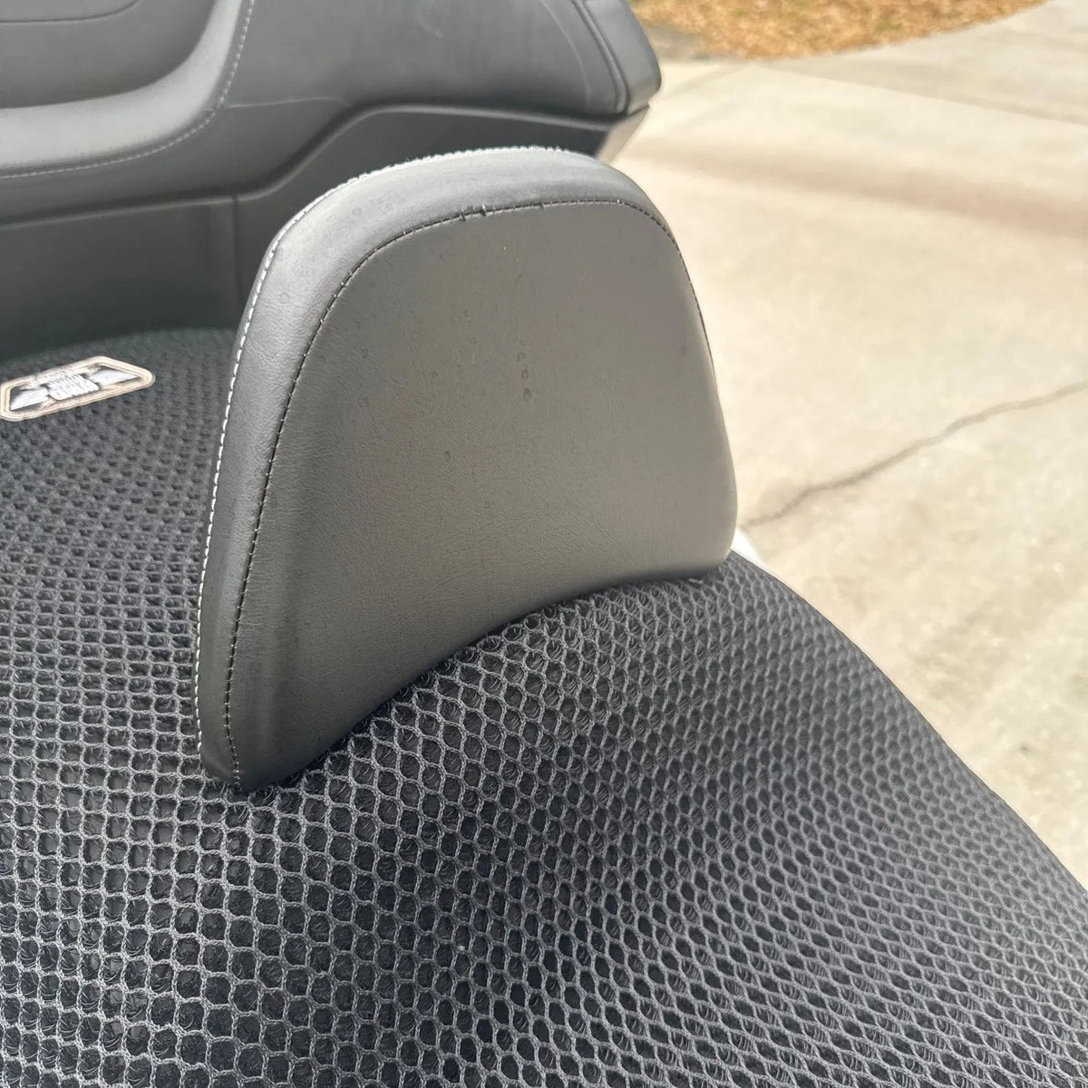 Driver Backrest For Honda Gold Wing GL1800 - 2018 to 2020 - installed