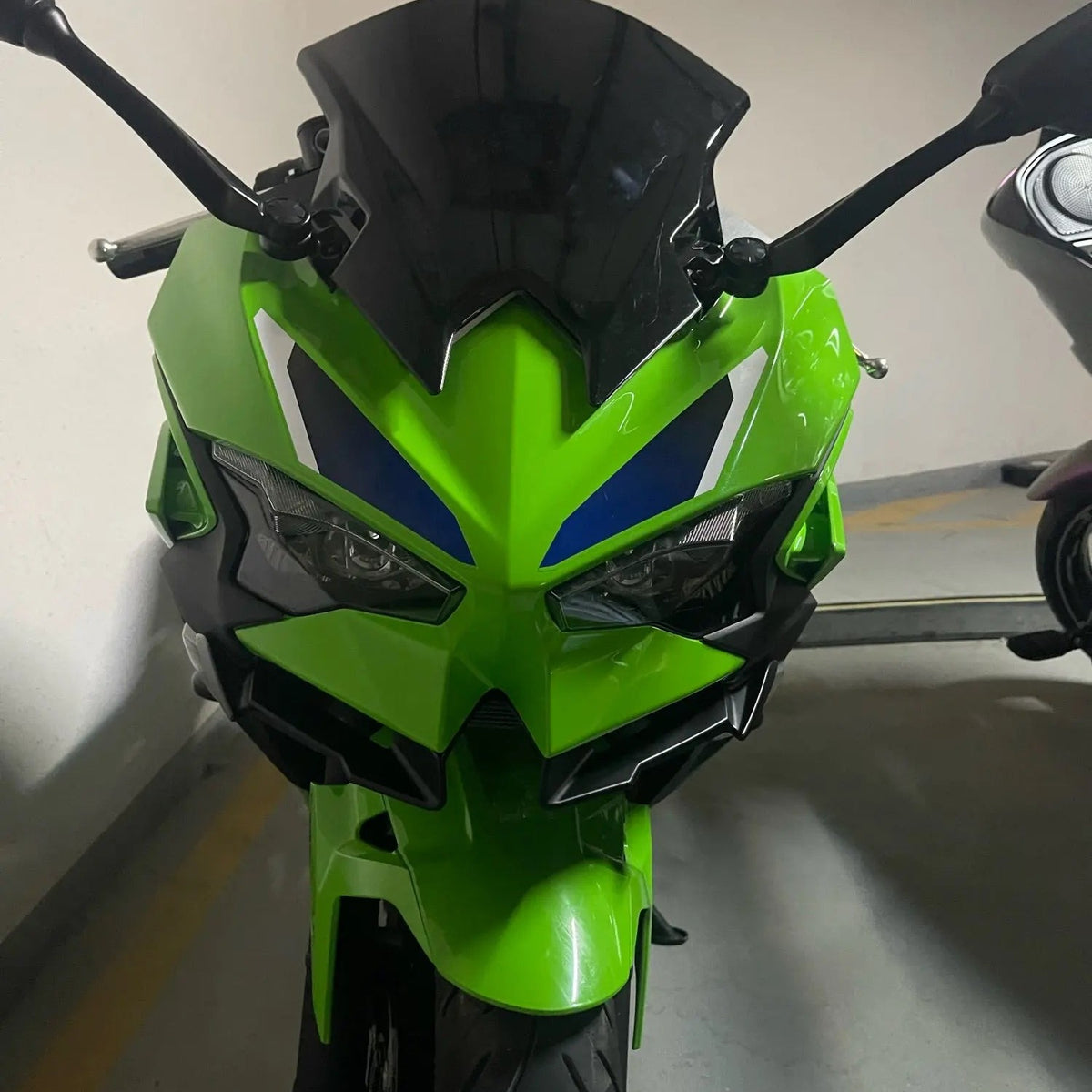 Front Fairing Winglets For Kawasaki Ninja 500 / Ninja 500 SE - 2024 to 2026 - installed