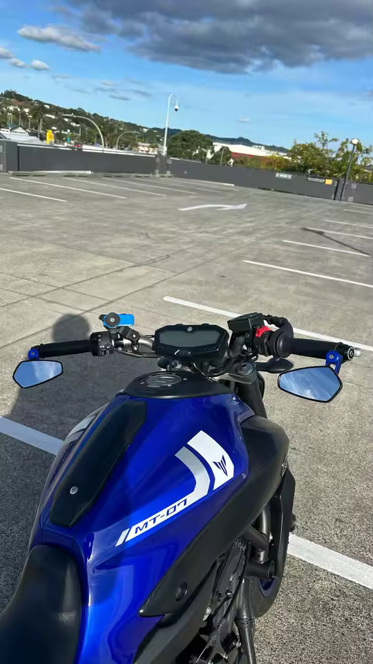 End Bar Mirrors For YAMAHA MT-125 MT-07 MT-09 MT-10 XSR700 XSR900 - 2014 to 2024