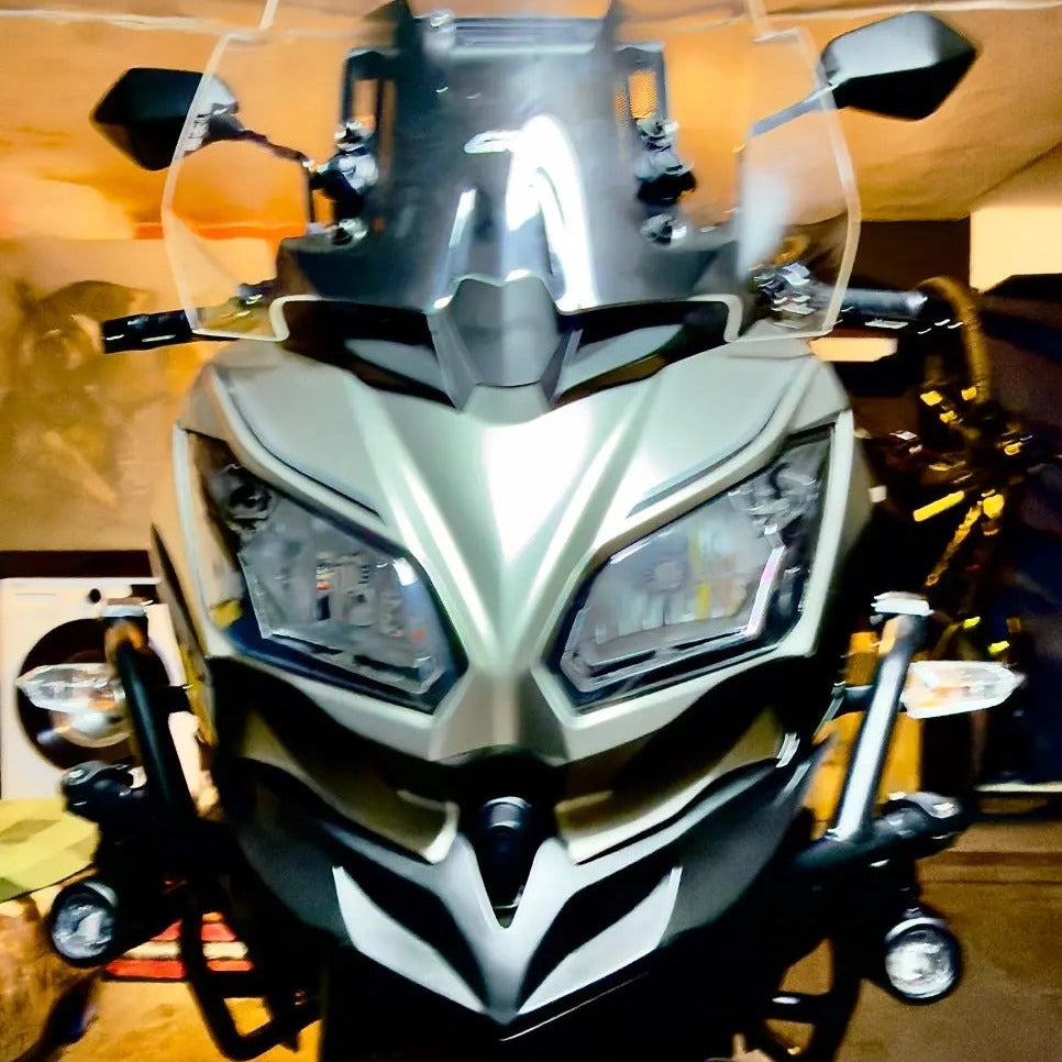 Front Fender Beak Extension For Kawasaki Versys 650 - 2015 to 2021 - installed