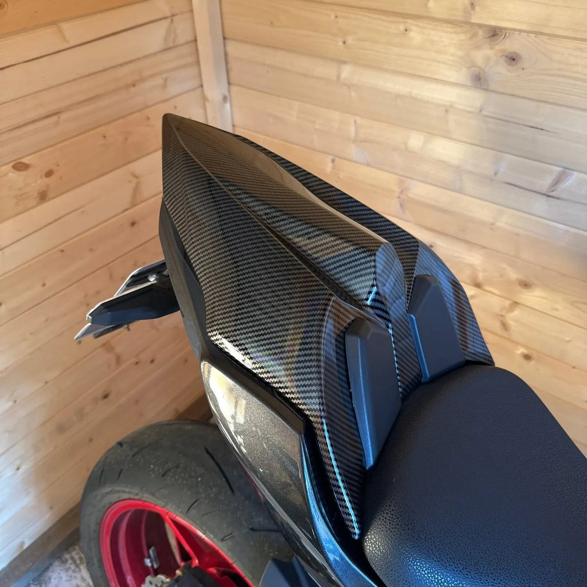 Rear Seat Cowl For Kawasaki Ninja 650 / Z650 - 2017 to 2024 - installed