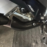 Carbon Fiber Exhaust Heat Shield For Honda X-ADV 750 - installed
