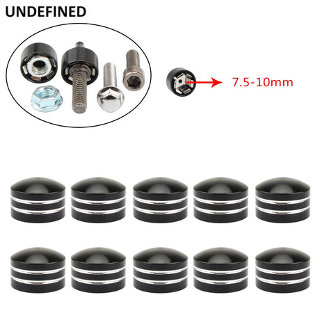 Chrome Head Bolt Covers For Harley-Davidson Touring, Softail, Dyna & Sportster