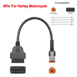 Harley-Davidson 4 pin OBD2 cable