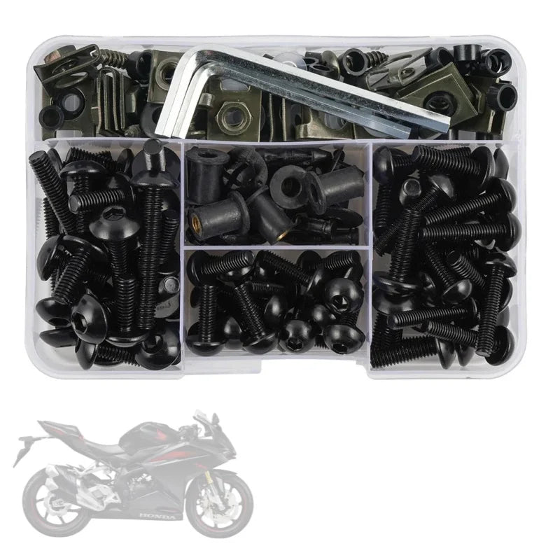 190-Piece Fairing Bolt Kit For Suzuki GSX-R600 / GSX-R750 / GSX-R1000