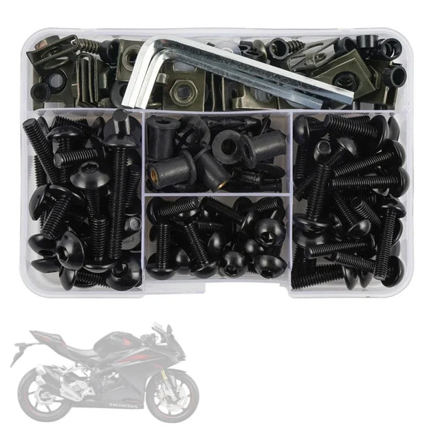190-Piece Fairing Bolt Kit For Suzuki GSX-R600 / GSX-R750 / GSX-R1000