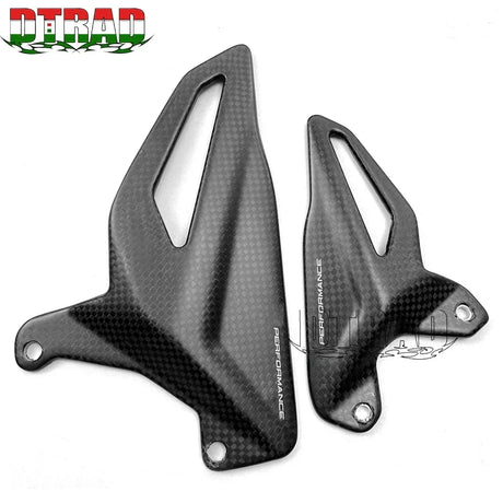 Carbon Fiber Heel Guards For Ducati Panigale V4 / V4S / V4R - 2022 to 2023