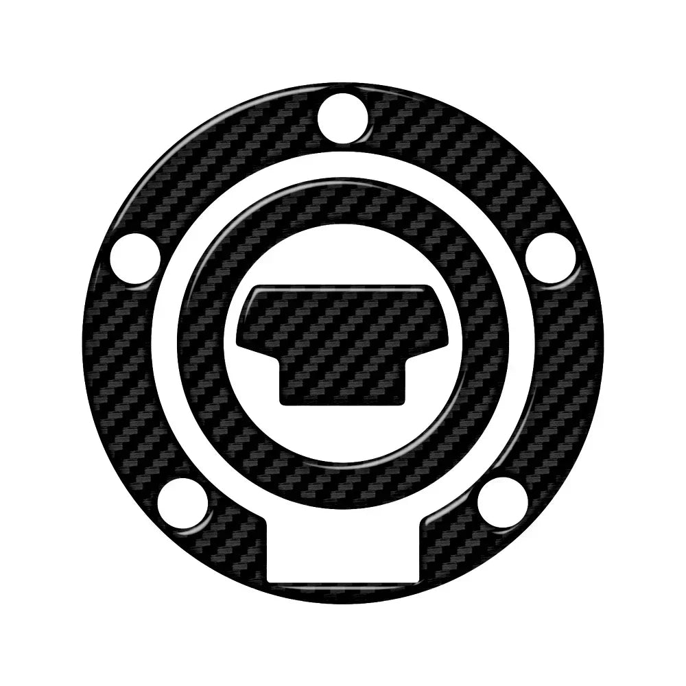 Fuel Cap Carbon Look Sticker For Yamaha R1 / R6 / MT-07 / MT-09 / XSR900 / FZ1 / FZ6 / FZ8 / FJR1300 - 5-Hole Cap